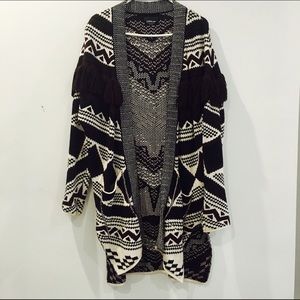 Zara long knit cardigan