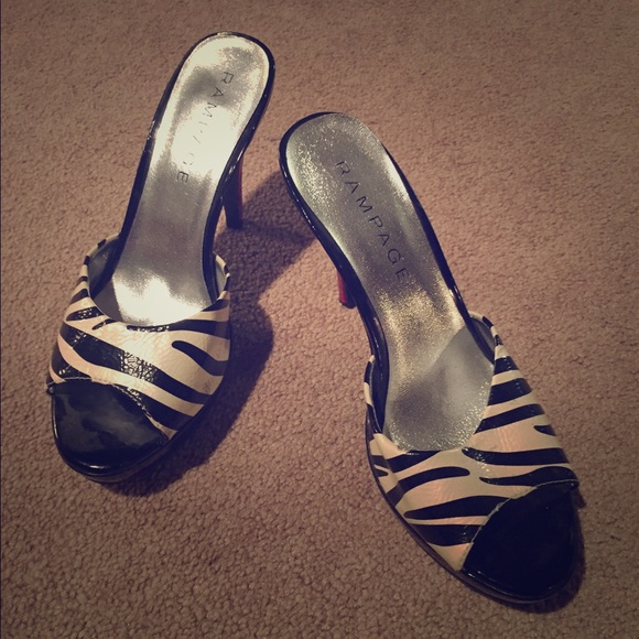 Rampage Zebra Heels