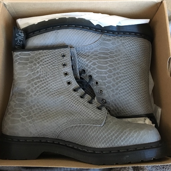 dr martens python grey