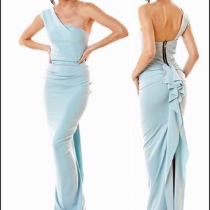 Nicole Bakti One Shoulder Dress