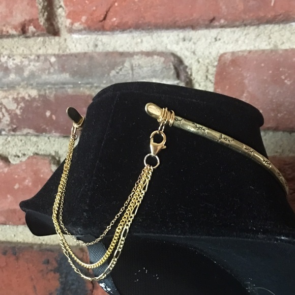 Brass collar with Druzy stone pendant - Picture 4 of 7