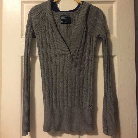 Hooded American Eagle Sweater