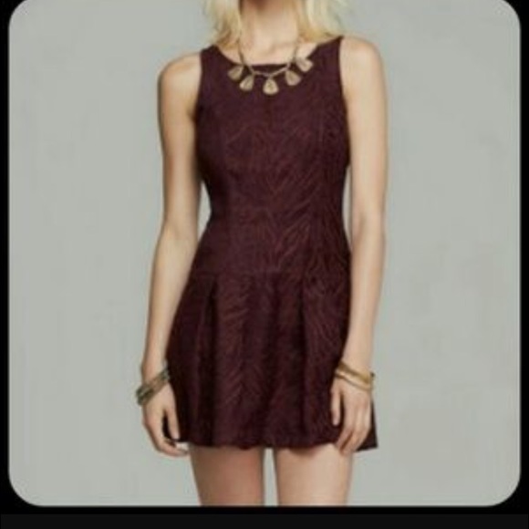 Free people NWT mulberry color tank top Dress - Picture 2 of 3