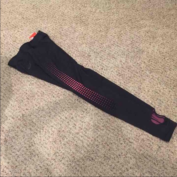 Nike Stirrup Burnout Leggings Tights - Picture 1 of 4