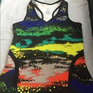 Fill sport tanks xs rainbow run tennis