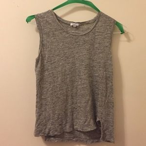 Splendid muscle tee heather grey size XS