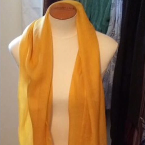 NWOT Francesca's Yellow Scarf-Wrap