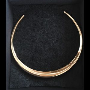 NWT Michael Kors Gold Tone Choker Necklace