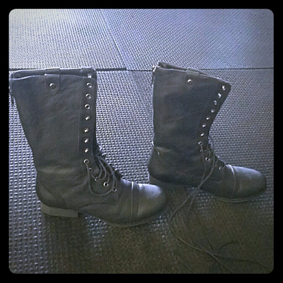 Madden Girl Combat Boots