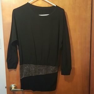 Black and gold shirt