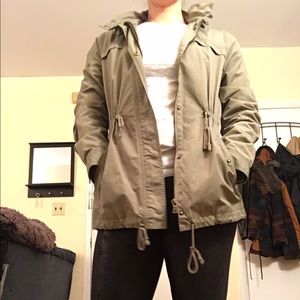 RESERVED Banana Republic Green Military Rain Coat