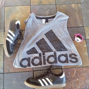 Adidas Gray Sleeveless Tank Size XL