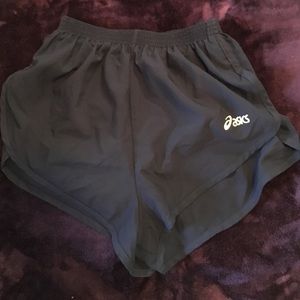 Navy Asics Running Shorts