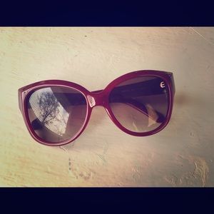 Red Kate Spade Sunglasses