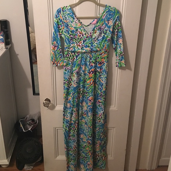 Lilly Pulitzer Long-sleeve resort dress