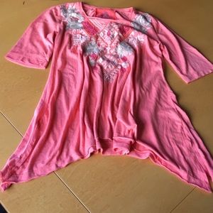 Johhny was asymmetrical shirt