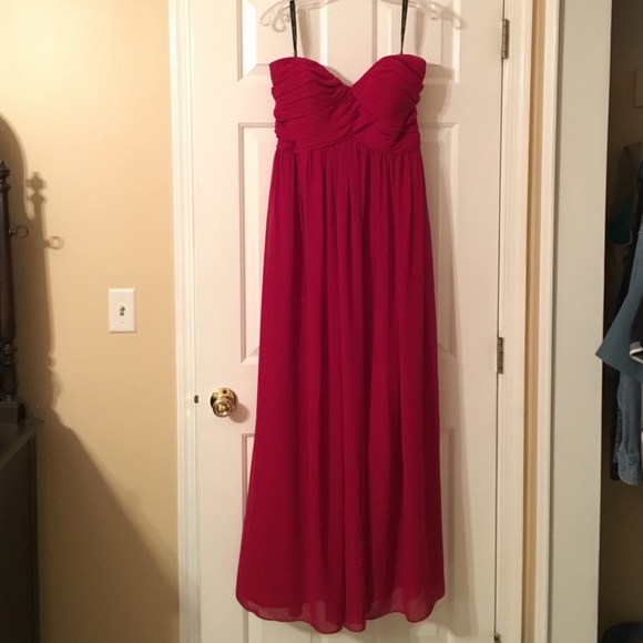 Red bridesmaid/ cocktail gown