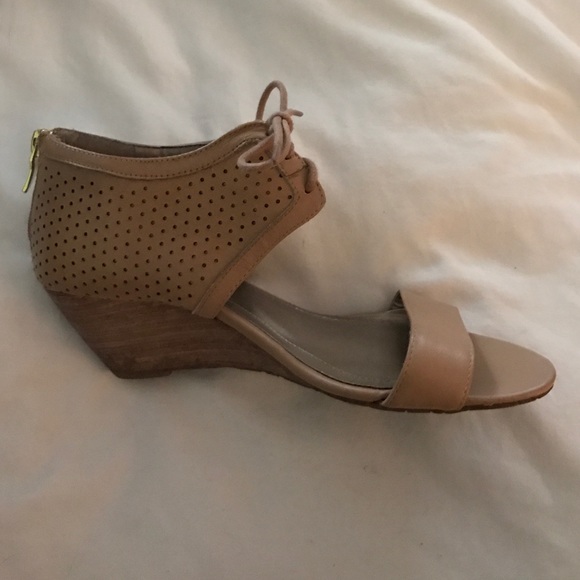 BCBG Nude Wedge