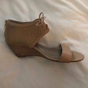 BCBG Nude Wedge