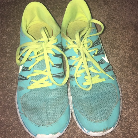 Well loved Nike Free Runs
