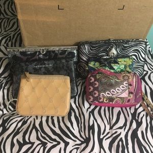 Wallets! 2 Vera Bradley and 2 Victoria's Secret