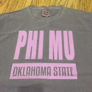 Phi Mu purple tee (comfort colors)
