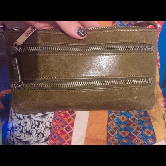 HOBO Olive Zipper Crossbody