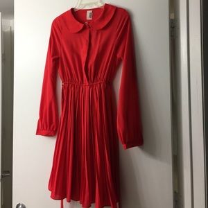 Red long sleeve Francesca's dress