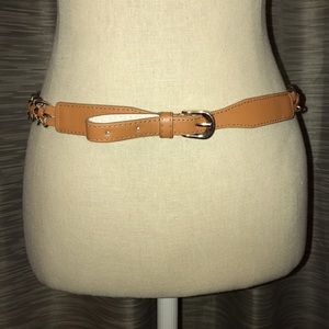 Italian Camel Leather Belt