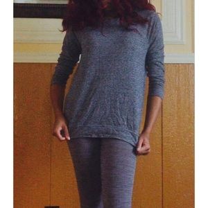 Grey Forever 21 Crew Neck