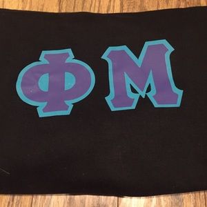 Phi Mu Purple & teal hoodie
