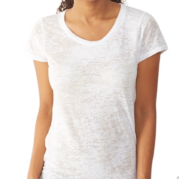 Alternative Apparel Tops - Bundle of 2 Burnout White Tees