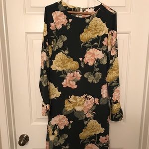 Floral print H&M shift dress