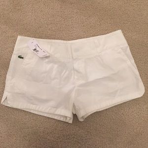 Lacoste White Shorts