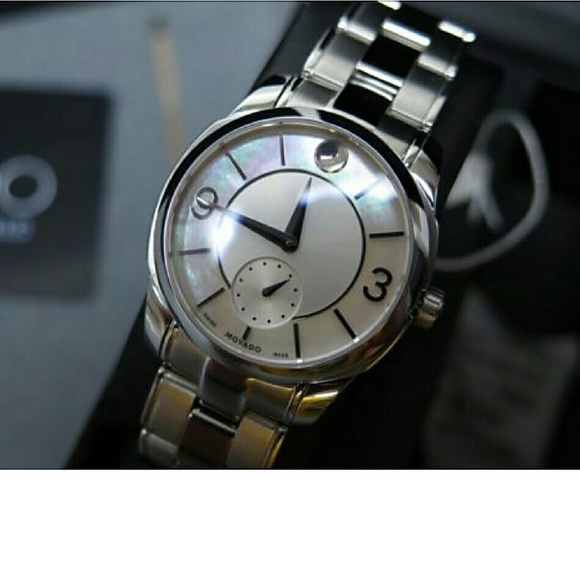 NWT 1,395 movado LX Stainless steel watch