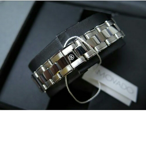 NWT 1,395 movado LX Stainless steel watch main image 4