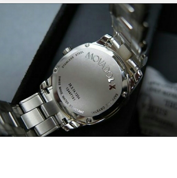 NWT 1,395 movado LX Stainless steel watch