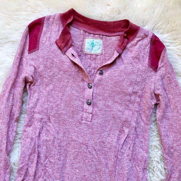 Free People Red Tunic