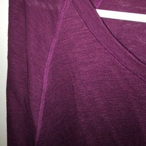 Magenta long sleeve shirt
