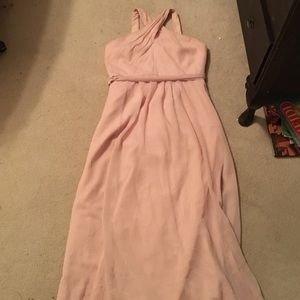 Pink Bridesmaid dress/ gown