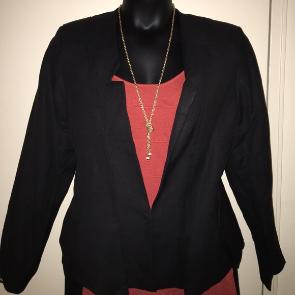 Black Linen Blazer