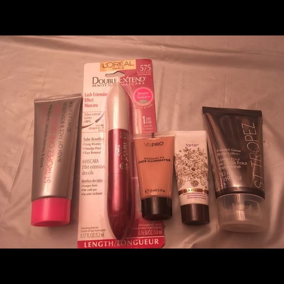 Never used makeup bundle- tanner, mascara
