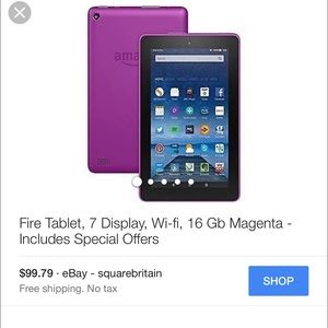 Amazon Fire Tablet 16gb