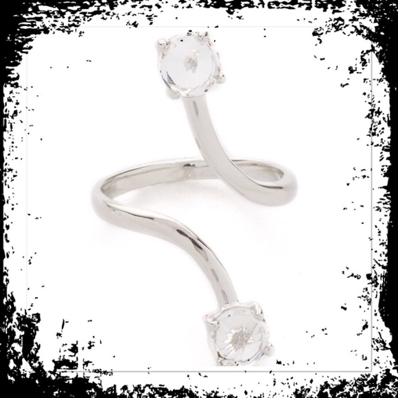 Rebecca Minkoff Jewelry - Rebecca Minkoff Metallic Stone Twist Ring NWT Sz 7