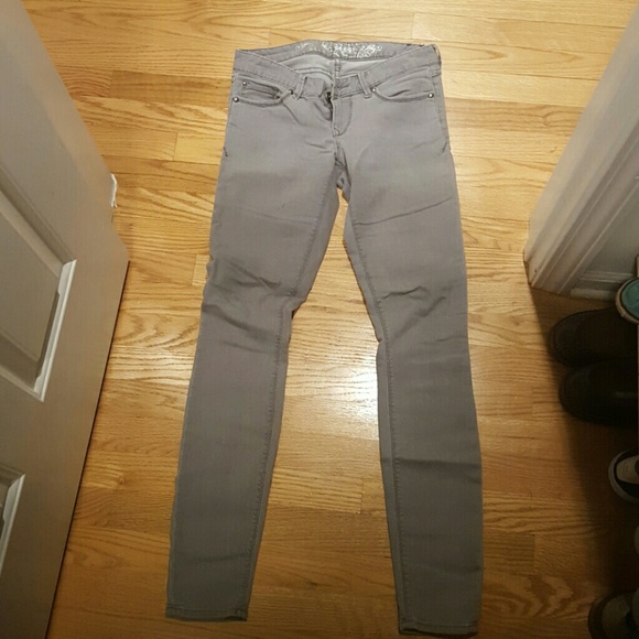 Express grey skinny jeans 30" inseam
