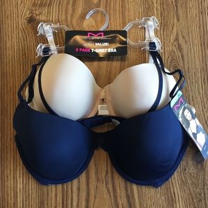 NWT 2 Maidenform T-Shirt bras 36C