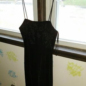 Black evening gown