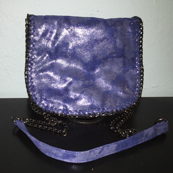 🆕Metallic Blue Purse🆕 - Picture 2 of 4