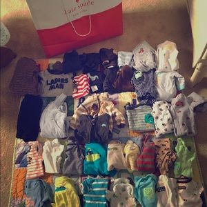 Large lot of Newborn boy's clothing💙