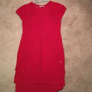 Red Sweater Dress